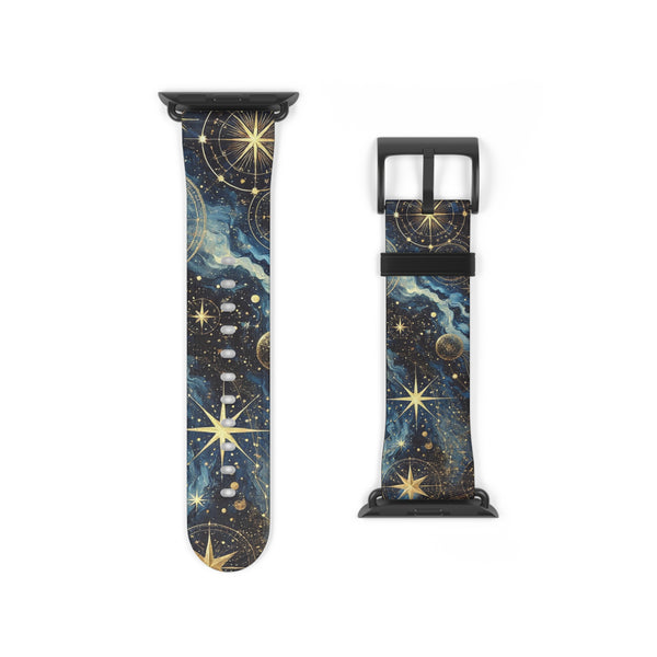 Space Watch Band 38 - 41 mm / Black Matte Printify Accessories - Tracy McCrackin Photography