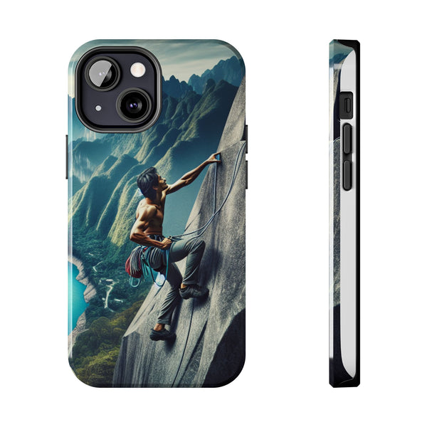 Summit Edge: Climbing Above the Serpent Rive Tough Phone Cases iPhone 13 Mini Printify Phone Case - Tracy McCrackin Photography