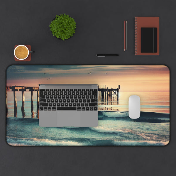 Mesmerizing Ocean Waves Desk Mat 12" × 18" Printify Home Decor - Tracy McCrackin Photography