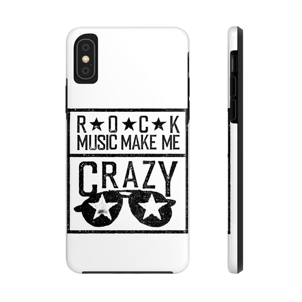 Rock Music Made Me Crazy - Tough Phone Cases iPhone XS Printify Phone Case - Tracy McCrackin Photography