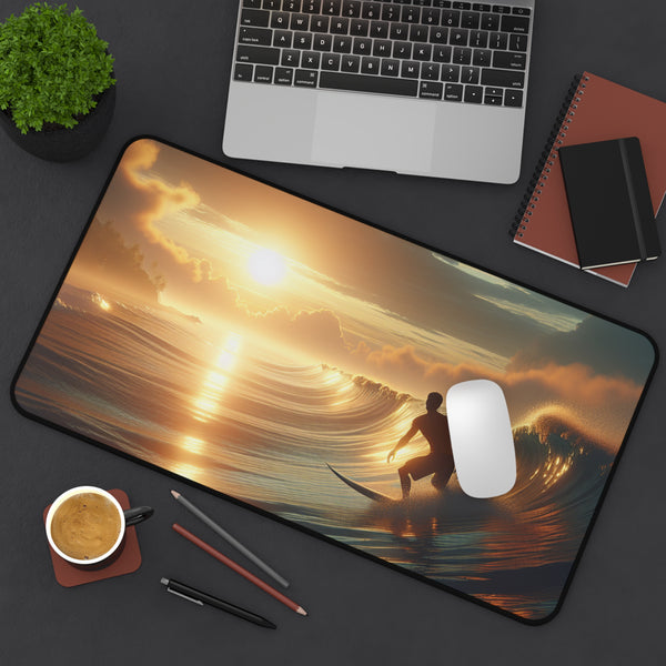 Catch The Wave Desk Mat 12" × 18" Printify Home Decor - Tracy McCrackin Photography