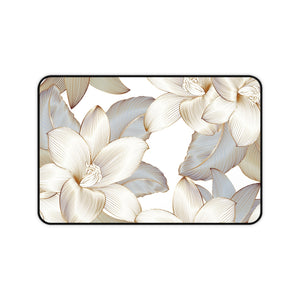 Desk Mat - Vivid Gold Fall Flower Computer Pad 12" × 18" Printify Home Decor - Tracy McCrackin Photography