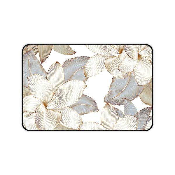 Desk Mat - Vivid Gold Fall Flower Computer Pad 12" × 18" Printify Home Decor - Tracy McCrackin Photography