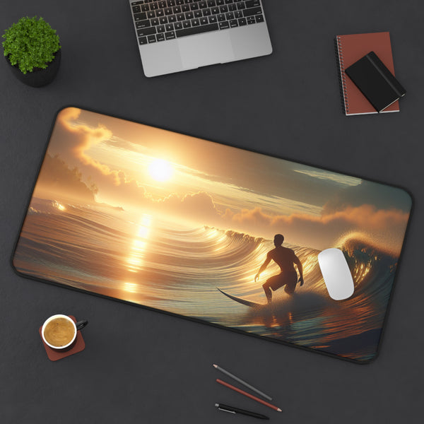Catch The Wave Desk Mat 12" × 18" Printify Home Decor - Tracy McCrackin Photography