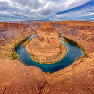 Celebrate Serenity: Horseshoe Bend River in Black and White Giclee / Colored / 8 x 24 Tracy McCrackin Photography GiclŽe - Tracy McCrackin Photography