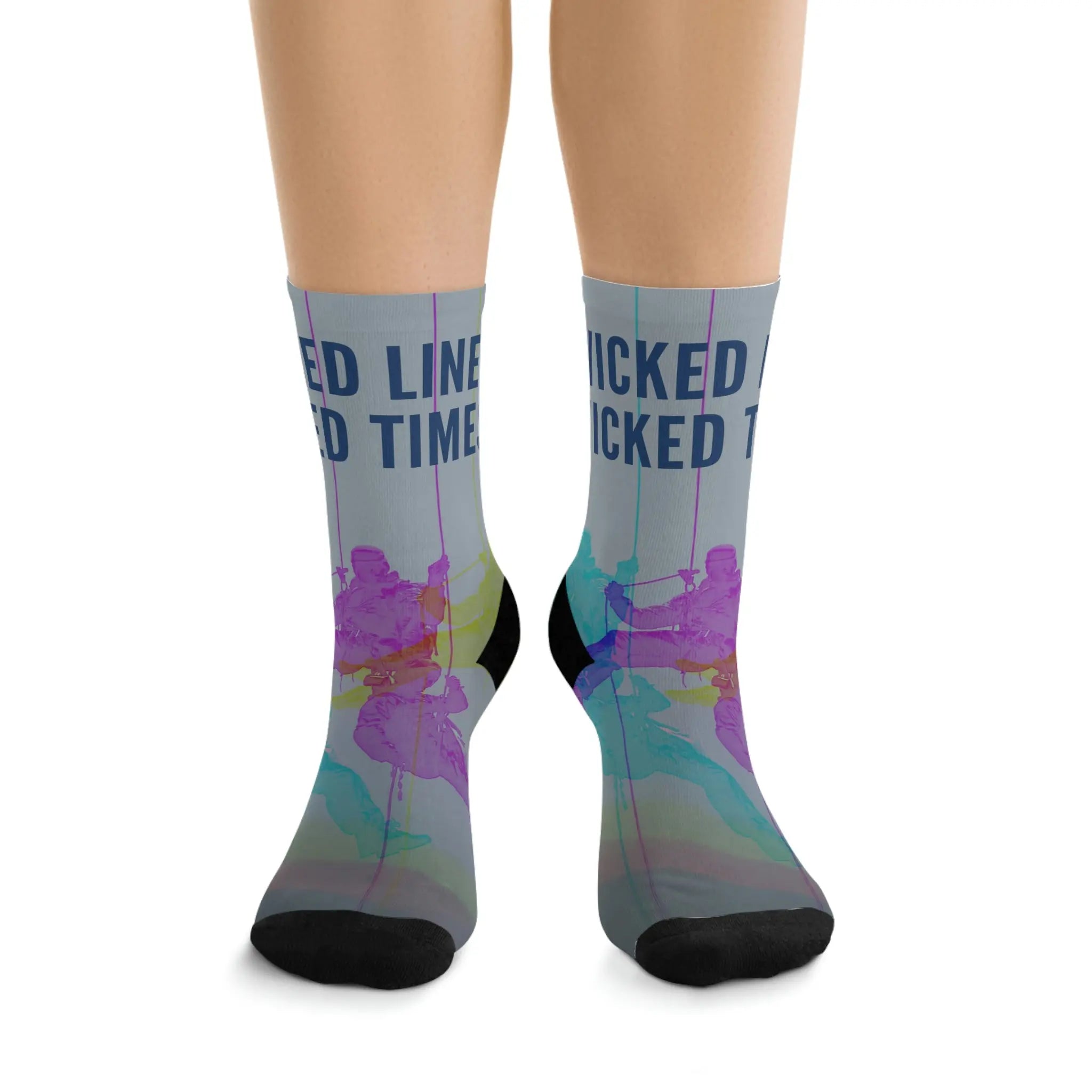 Wicked Lines Socks One size Printify All Over Prints - Tracy McCrackin Photography