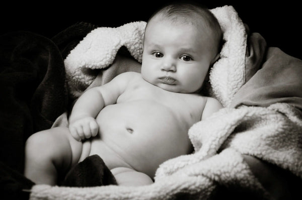 baby-in-a-basket-2 Giclee / B&W / 5 x 7 Tracy McCrackin Photography - Tracy McCrackin Photography