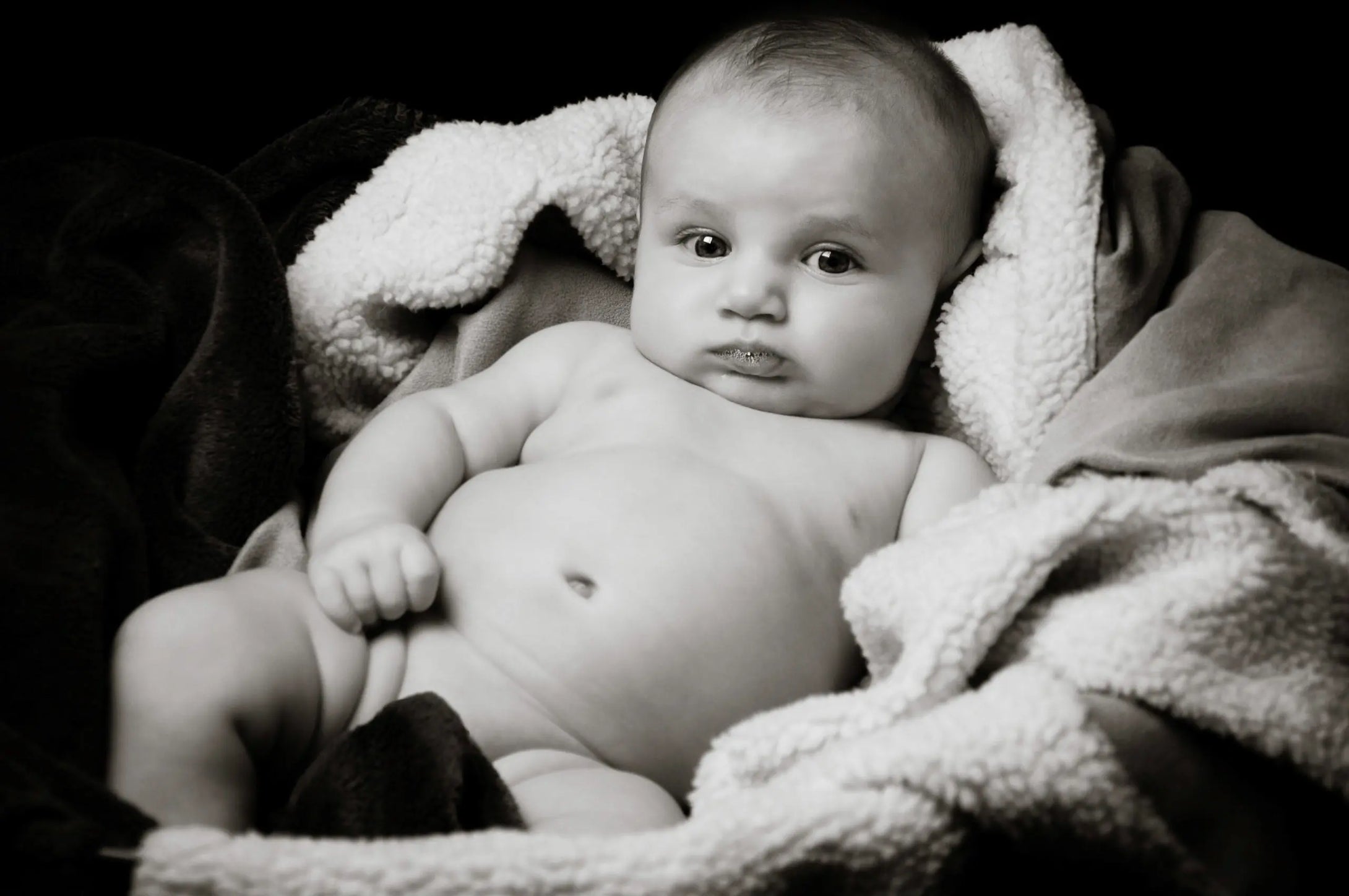 baby-in-a-basket-2 Giclee / B&W / 5 x 7 Tracy McCrackin Photography - Tracy McCrackin Photography
