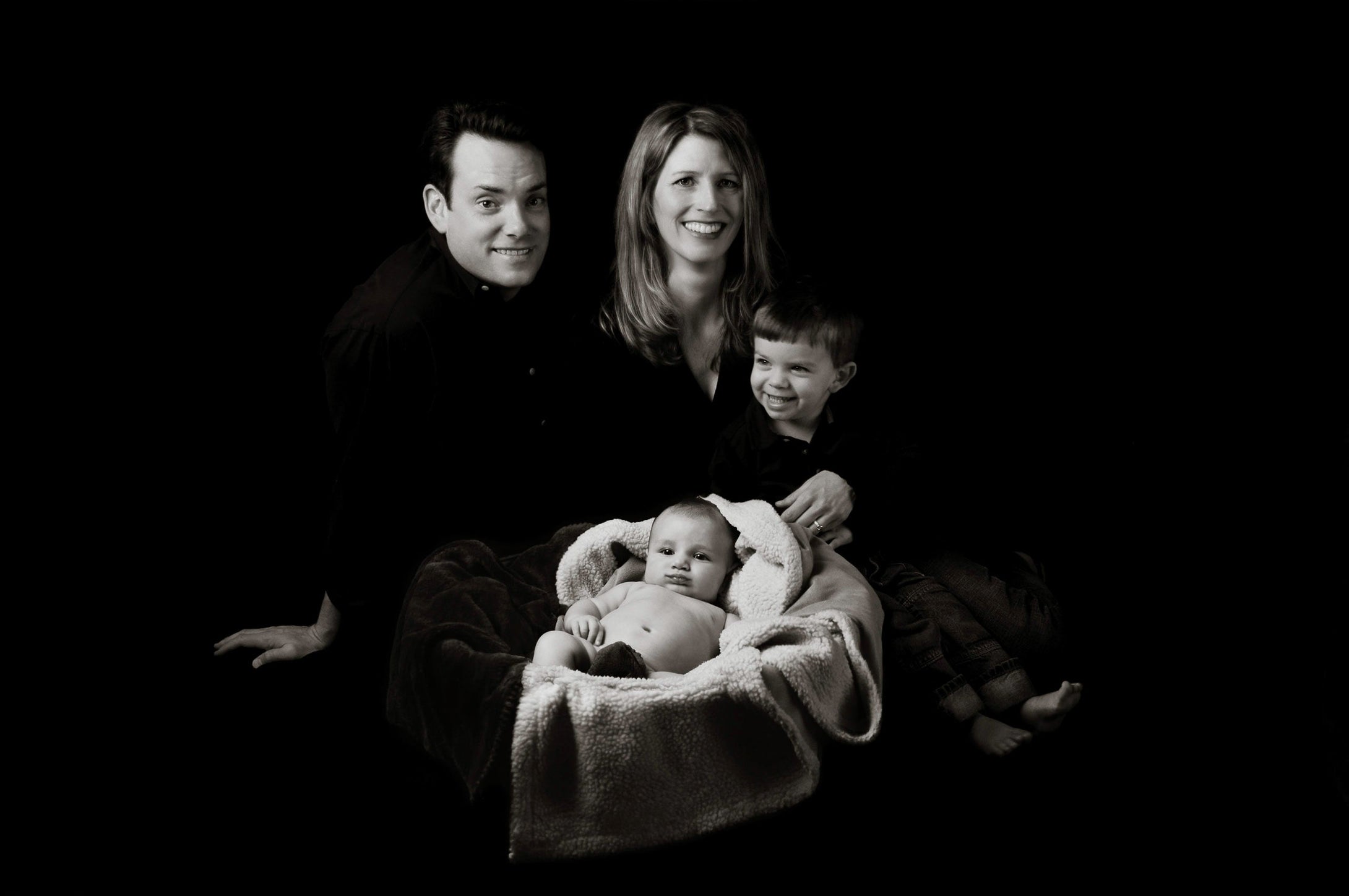 family-portrait-black-and-white-2 Giclee / Colored / 5 x 7 Tracy McCrackin Photography - Tracy McCrackin Photography