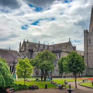 Tranquil Haven: St. Patrick's Cathedral Courtyard Giclee / Colored / 8 x 10 Tracy McCrackin Photography Wall art - Tracy McCrackin Photography