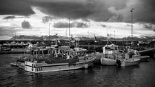 Load image into Gallery viewer, Ruby Horizon: Icelandic Harbor at Sunset Giclee / Colored / 8 x 10 Tracy McCrackin Photography Wall art - Tracy McCrackin Photography