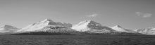 Load image into Gallery viewer, snowcapped-mountains-along-icelands-harbor Giclee / B&amp;W / 5 x 7 Tracy McCrackin Photography Gicl‚e - Tracy McCrackin Photography