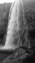 Load image into Gallery viewer, b-w-sunset-over-the-great-waterfall Giclee / B&amp;W / 5 x 7 Tracy McCrackin Photography Gicl‚e - Tracy McCrackin Photography