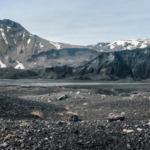 Iceland Panorama: Martian-Like Landscape of Volcano Valley Giclee / Colored / 10 x 10 Tracy McCrackin Photography Wall art - Tracy McCrackin Photography