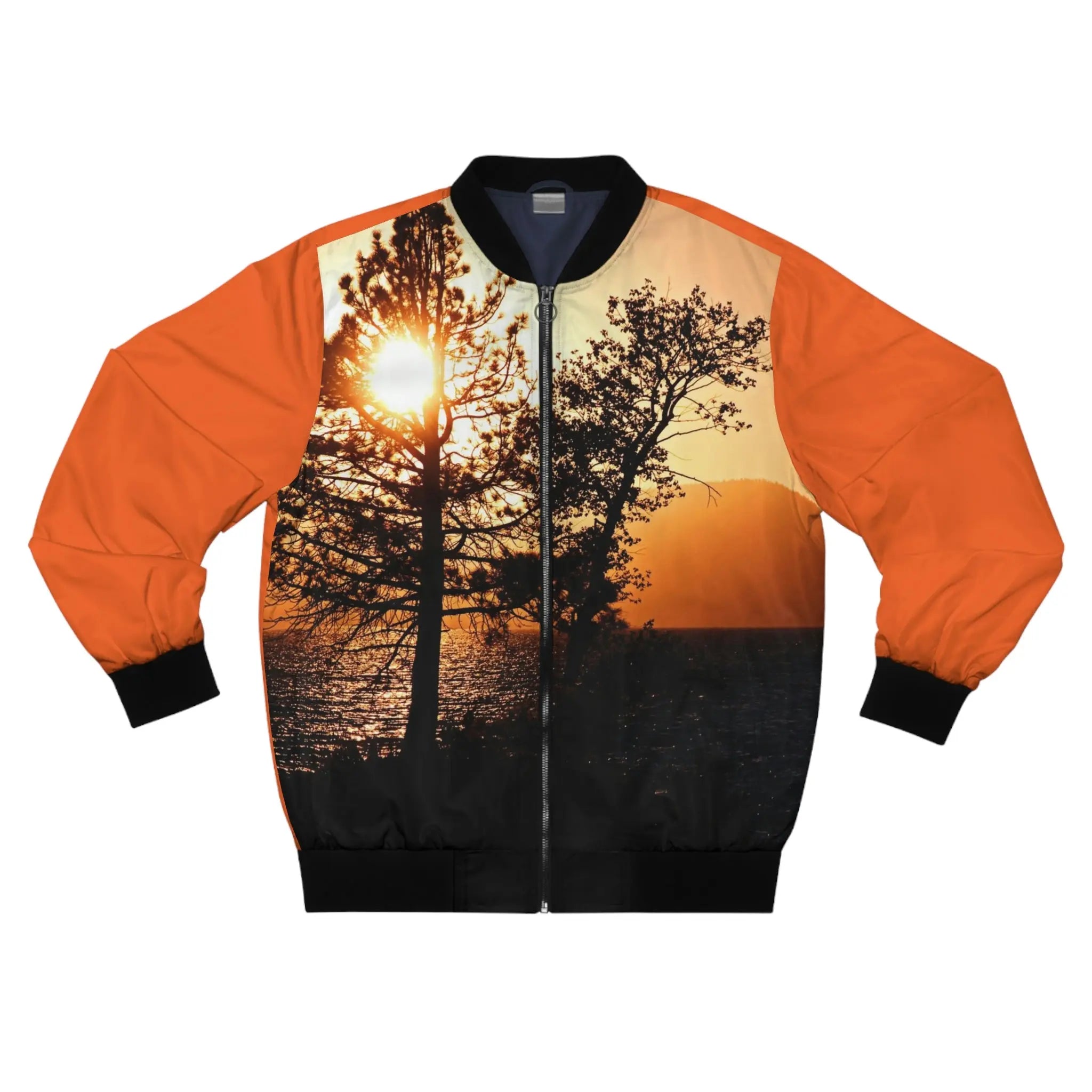 Men's Morning Vista Bomber Jacket XS Printify All Over Prints - Tracy McCrackin Photography