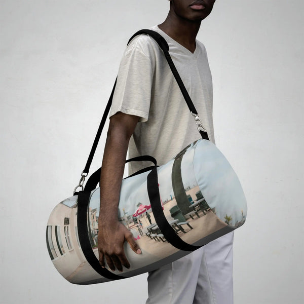 Beach Town Duffel Bag Printify Bags - Tracy McCrackin Photography
