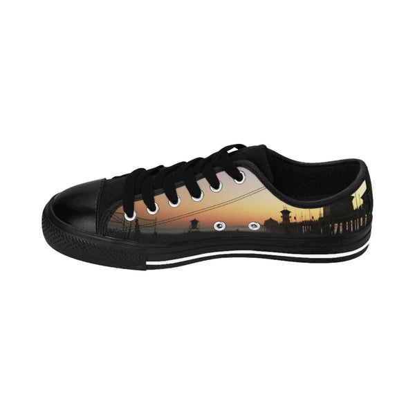 Huntington Beach Surfsider Men's Sneakers Printify Shoes - Tracy McCrackin Photography