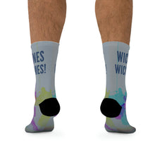 Load image into Gallery viewer, Wicked Lines Socks Printify All Over Prints - Tracy McCrackin Photography