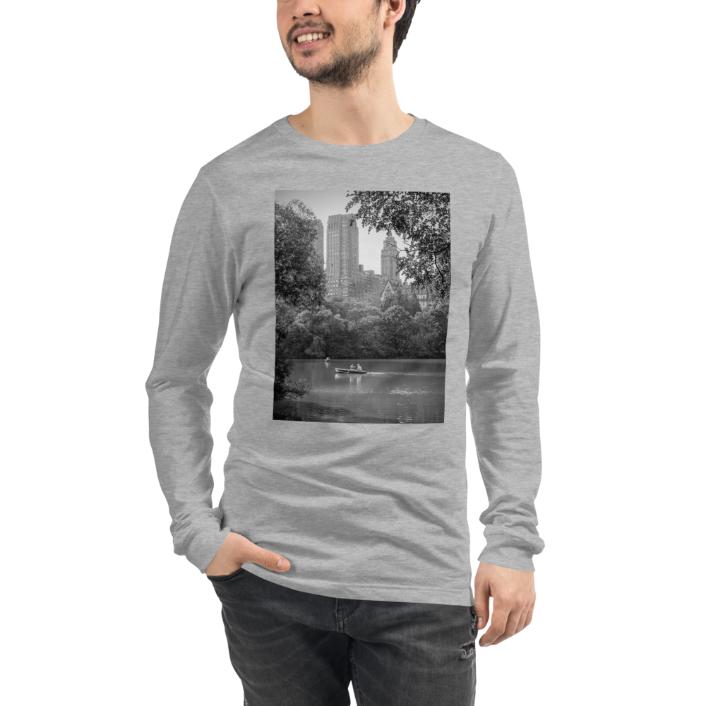 New York Park Crew neck Long Sleeve Tee White / XS Printful Clothing - Tracy McCrackin Photography