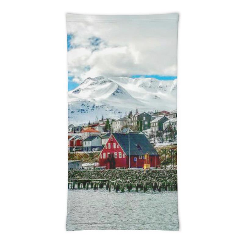 Iceland Harbor Face Mask/Neck Gaiter - Iceland Default Title Tracy McCrackin Photography Clothing - Tracy McCrackin Photography