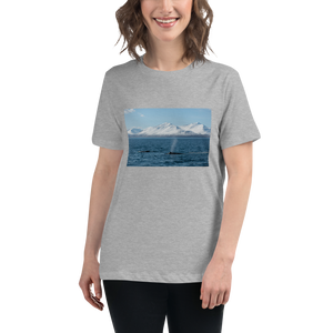 Whales in the Arctic Women's Relaxed T-Shirt Giclee / White / S Printful Clothing - Tracy McCrackin Photography