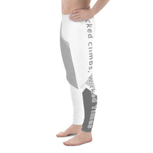 Load image into Gallery viewer, Wicked Climbs Unisex Leggings (White/Grey) XS Tracy McCrackin Photography Clothing - Tracy McCrackin Photography