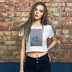 Wicked Lines Rock Climbing Crop Tee M/L Tracy McCrackin Photography - Tracy McCrackin Photography