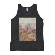 Load image into Gallery viewer, Quality Time, Quality Climb Unisex Tank Top Giclee / Tri-Black / XS Tracy McCrackin Photography - Tracy McCrackin Photography