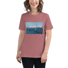 Load image into Gallery viewer, Whales in the Arctic Women&#39;s Relaxed T-Shirt Giclee / White / S Printful Clothing - Tracy McCrackin Photography
