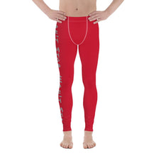 Load image into Gallery viewer, Can&#39;t Stop Men&#39;s Workout Leggings (Red) XS Tracy McCrackin Photography Clothing - Tracy McCrackin Photography