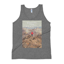 Load image into Gallery viewer, Quality Time, Quality Climb Unisex Tank Top Giclee / Tri-Black / XS Tracy McCrackin Photography - Tracy McCrackin Photography