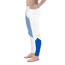 Load image into Gallery viewer, Vibrant Men&#39;s Leggings (Red/White/Blue) XS Tracy McCrackin Photography Clothing - Tracy McCrackin Photography