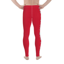 Load image into Gallery viewer, Can&#39;t Stop Men&#39;s Workout Leggings (Red) XS Tracy McCrackin Photography Clothing - Tracy McCrackin Photography