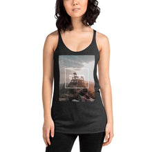 Load image into Gallery viewer, Happiness Is A Choice Women&#39;s Racerback Tank Giclee / Vintage Black / XS Tracy McCrackin Photography - Tracy McCrackin Photography