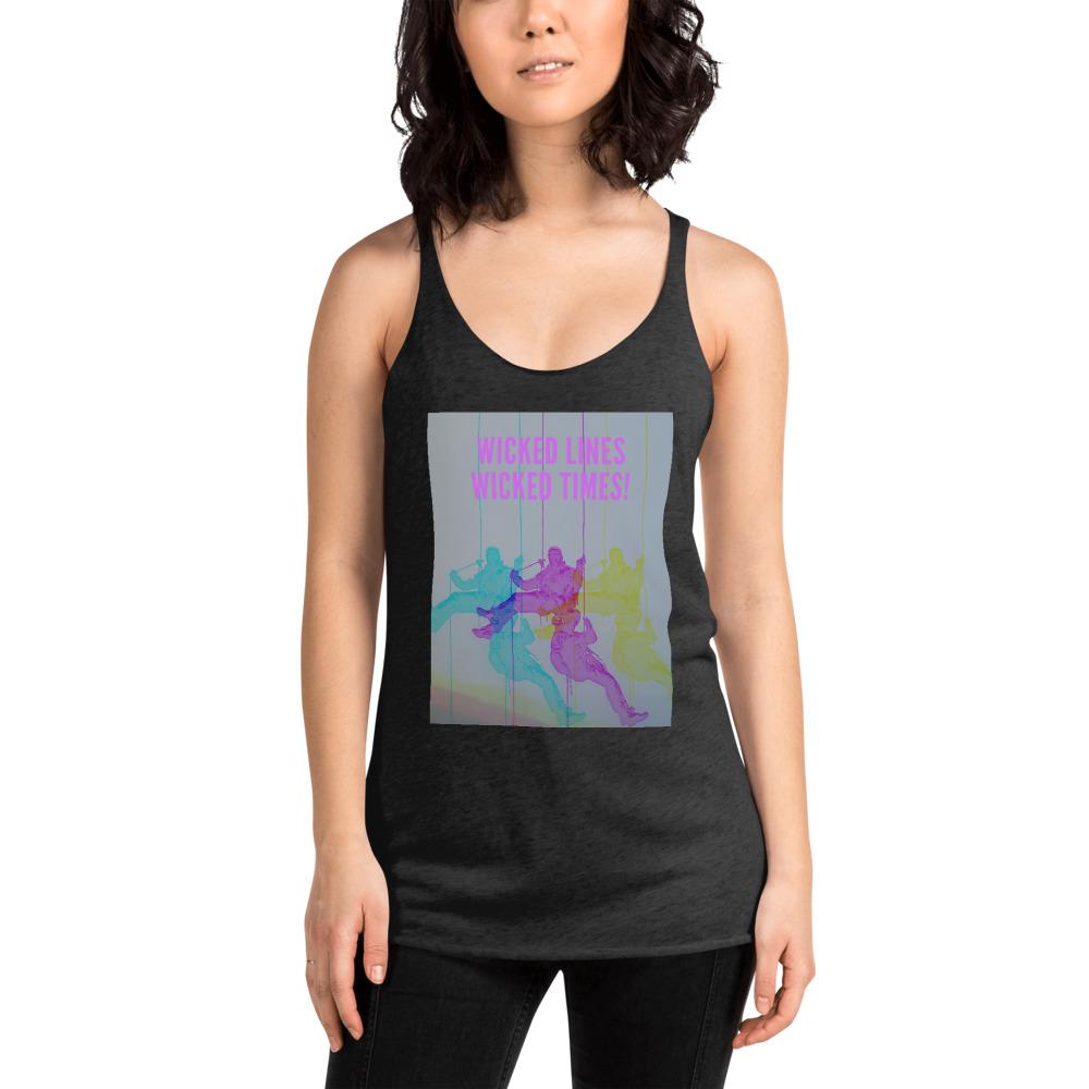 Wicked Times Women's Racerback Tank Giclee / Vintage Black / XS Tracy McCrackin Photography - Tracy McCrackin Photography