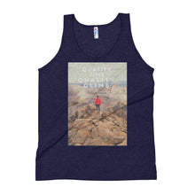 Load image into Gallery viewer, Quality Time, Quality Climb Unisex Tank Top Giclee / Tri-Black / XS Tracy McCrackin Photography - Tracy McCrackin Photography