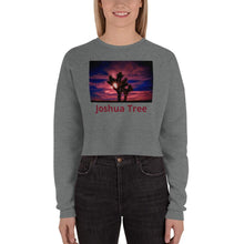 Load image into Gallery viewer, Joshua Tree Crop Sweatshirt - California Tracy McCrackin Photography - Tracy McCrackin Photography