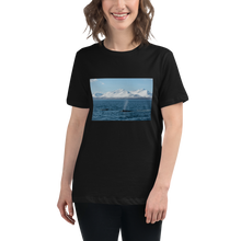 Load image into Gallery viewer, Whales in the Arctic Women&#39;s Relaxed T-Shirt Giclee / White / S Printful Clothing - Tracy McCrackin Photography