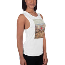Load image into Gallery viewer, Quality Time Quality Climb LadiesÕ Muscle Tank Giclee / White / S Tracy McCrackin Photography - Tracy McCrackin Photography