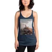 Load image into Gallery viewer, Happiness Is A Choice Women&#39;s Racerback Tank Giclee / Vintage Black / XS Tracy McCrackin Photography - Tracy McCrackin Photography