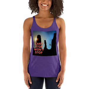Can't Stop Wont Stop Women's Racerback Tank Giclee / Vintage Black / XS Tracy McCrackin Photography - Tracy McCrackin Photography