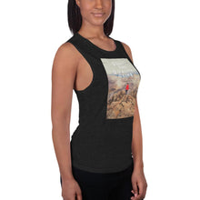 Load image into Gallery viewer, Quality Time Quality Climb LadiesÕ Muscle Tank Giclee / White / S Tracy McCrackin Photography - Tracy McCrackin Photography