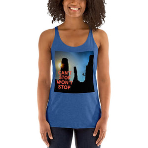 Can't Stop Wont Stop Women's Racerback Tank Giclee / Vintage Black / XS Tracy McCrackin Photography - Tracy McCrackin Photography