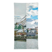 Load image into Gallery viewer, Iceland Harbor Face Mask/Neck Gaiter - Iceland Default Title Tracy McCrackin Photography Clothing - Tracy McCrackin Photography