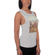 Load image into Gallery viewer, Quality Time Quality Climb LadiesÕ Muscle Tank Giclee / White / S Tracy McCrackin Photography - Tracy McCrackin Photography