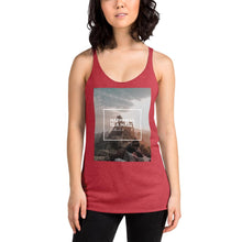 Load image into Gallery viewer, Happiness Is A Choice Women&#39;s Racerback Tank Giclee / Vintage Black / XS Tracy McCrackin Photography - Tracy McCrackin Photography