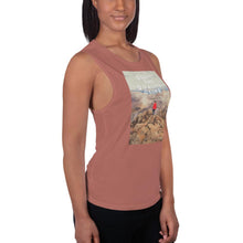 Load image into Gallery viewer, Quality Time Quality Climb LadiesÕ Muscle Tank Giclee / White / S Tracy McCrackin Photography - Tracy McCrackin Photography