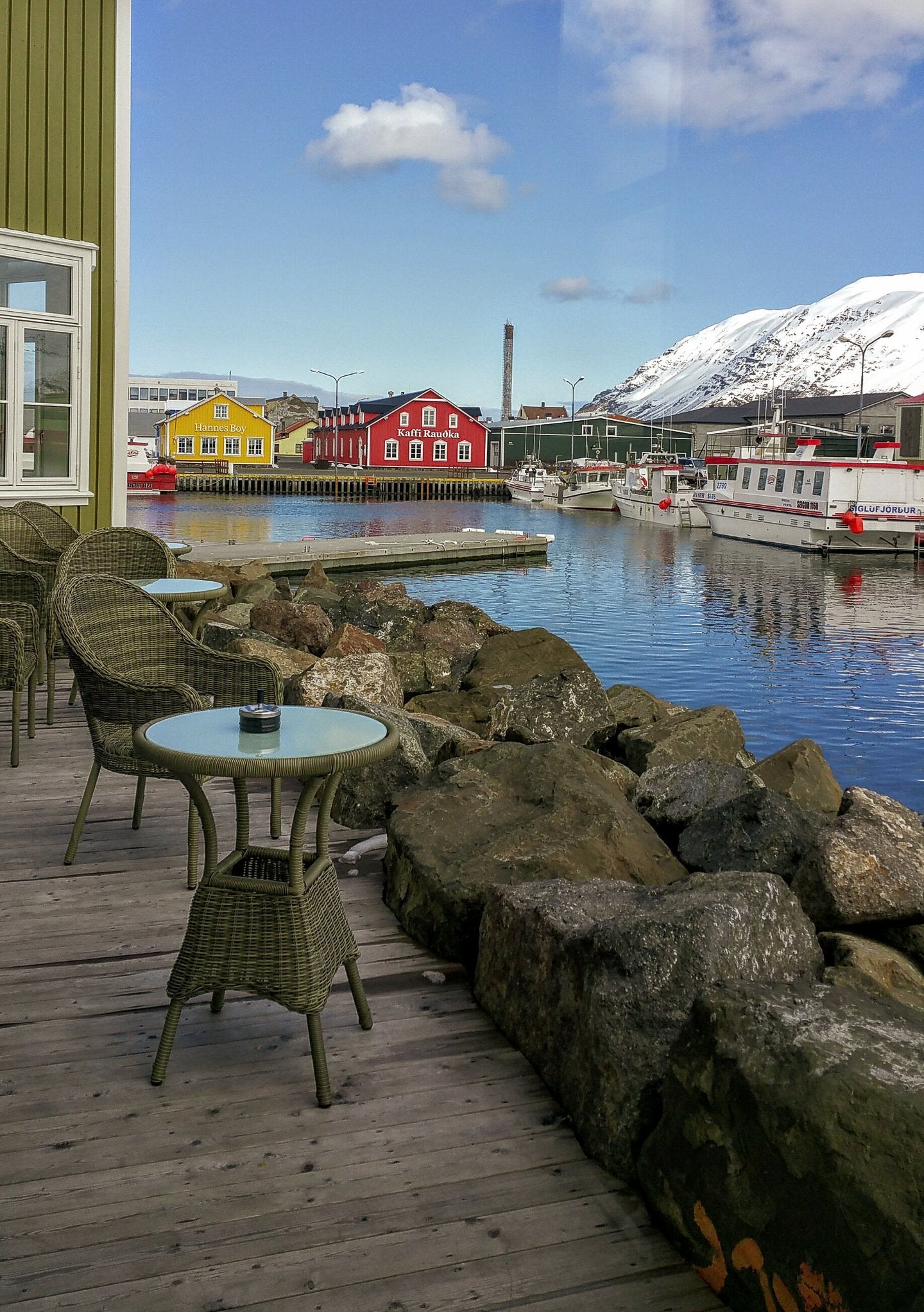 cafe-along-the-icelandic-harbor Giclee / Colored / 5 x 7 Tracy McCrackin Photography - Tracy McCrackin Photography