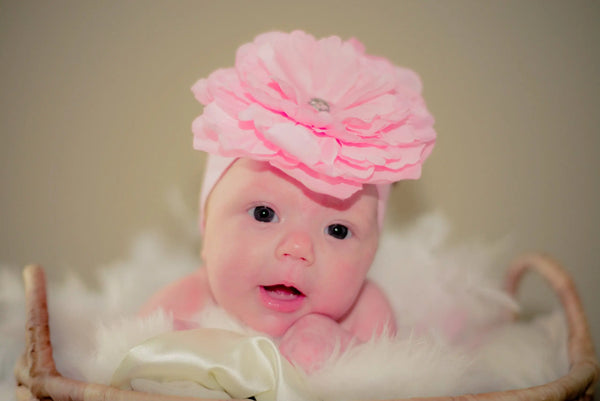 baby-with-pink-rose-in-a-basket Giclee / Colored / 5 x 7 Tracy McCrackin Photography - Tracy McCrackin Photography