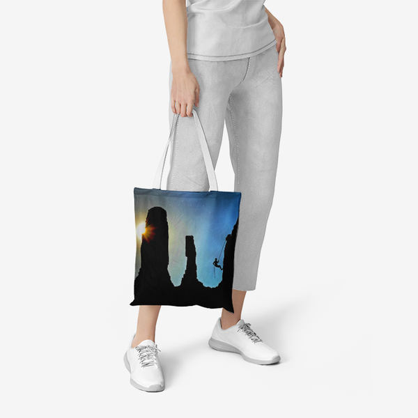 Celestial Sky Tote - Heavy Duty Natural Canvas White / 13'' x 15'' Printy6 Bags - Tracy McCrackin Photography